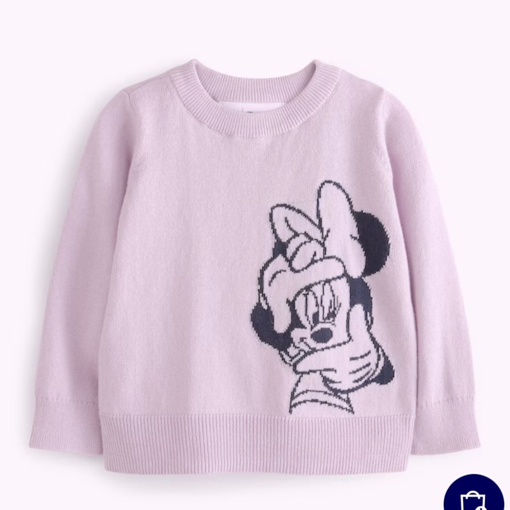 Baby GAP x Disney Minnie Mouse Intarsia Sweater - 3T